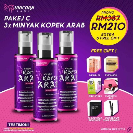 3 BOTOL MINYAK ARAB